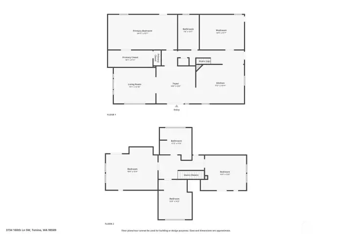 2 story floor plan
