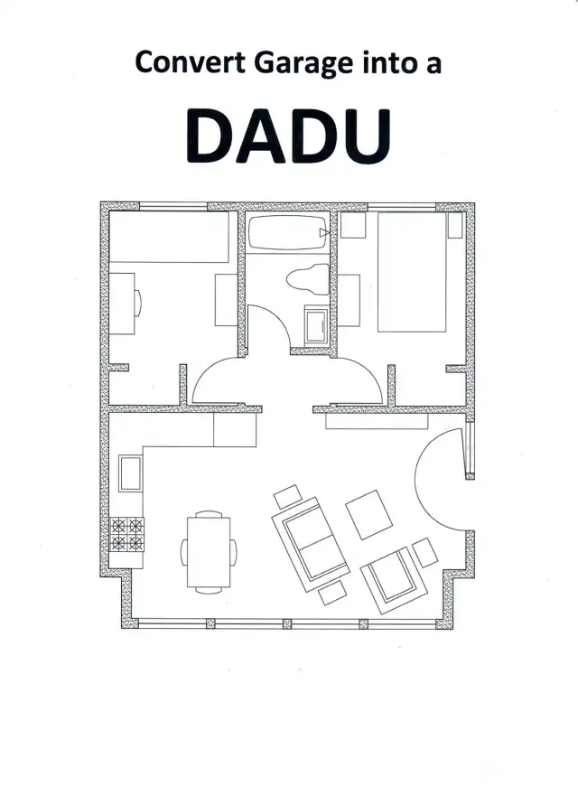 One of many ways you could convert the garage into a DADU (Buyer to verify with City).