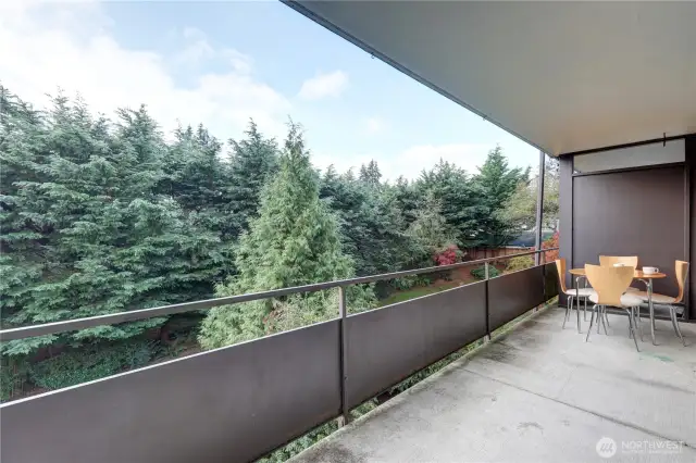 large covered deck