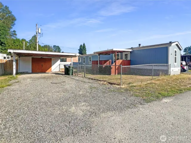 Welcome to this 2-bedroom 2 bath home located in Claudias all ages park! Large lot offers a carport with shed and fenced yard.