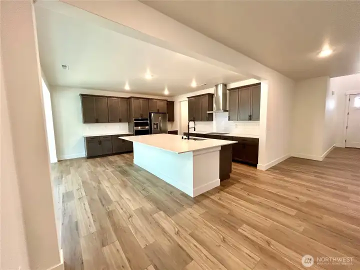 Spacious kitchen space