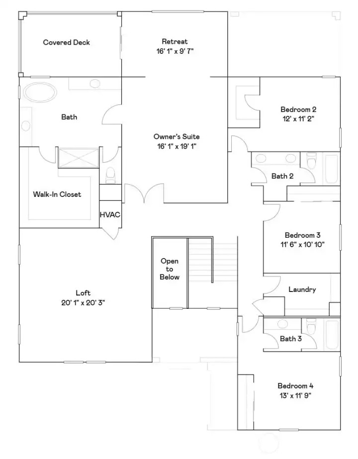 2nd floor - floor plan