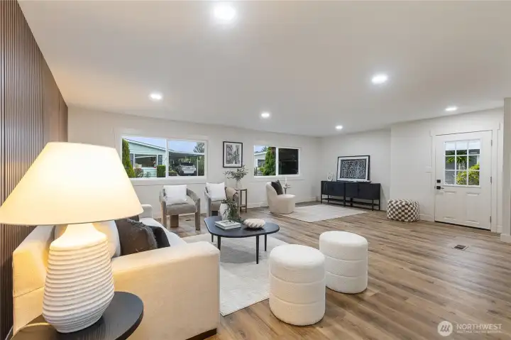 This open concept living space is great for entertaining.