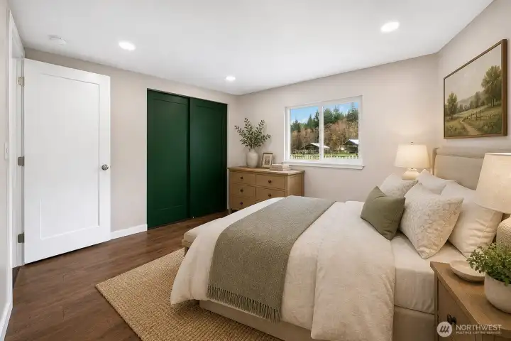 Virtually Staged Bedroom 3