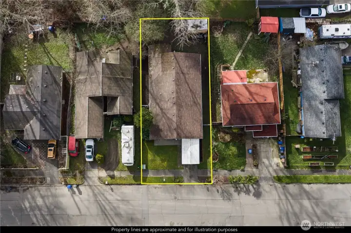 Bounary lines for illustrative purposes only.