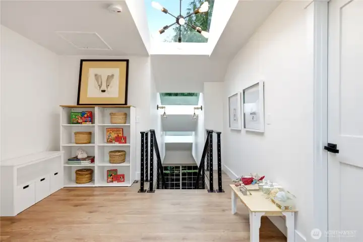 Open concept bonus room off of landing on second level!