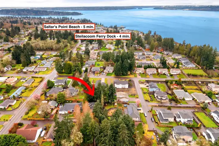 Nestles in the heart of Steilacoom!