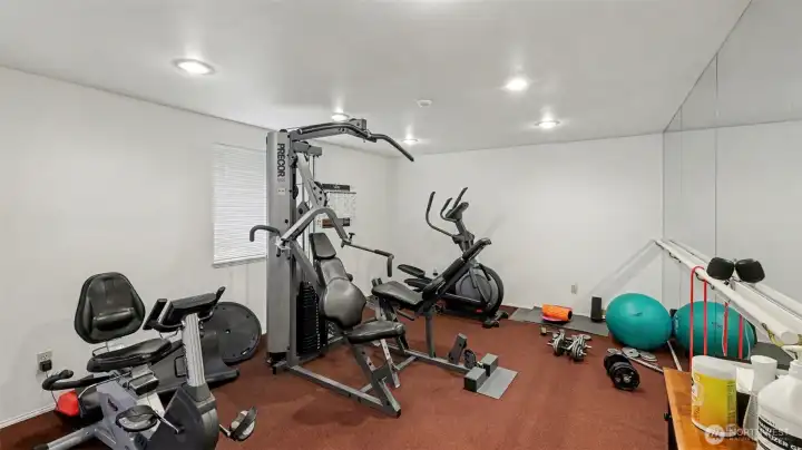 Exercise room in Clubhouse building...owners have 24 hour access.