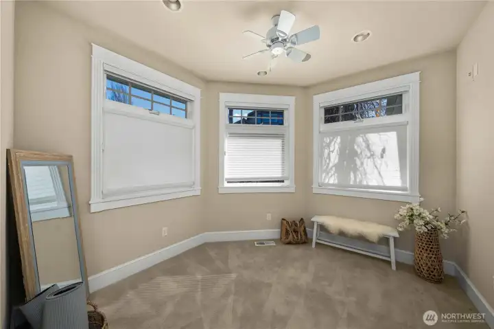 primary suite private workout room