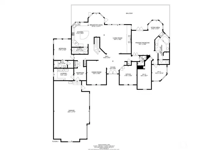 Main floor layout