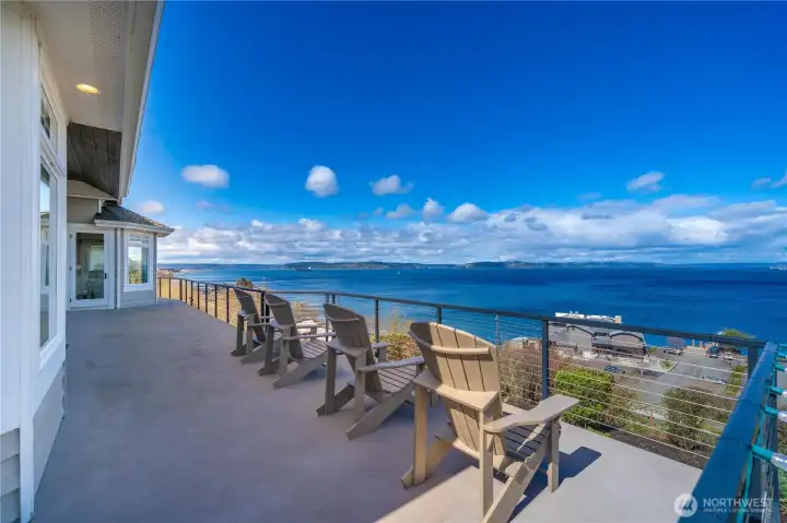 View from the upper deck