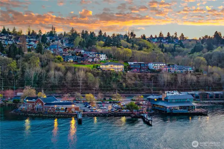 Exceptional home above the Tacoma waterfront.