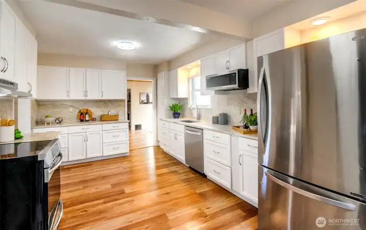 Newly renovated kitchen