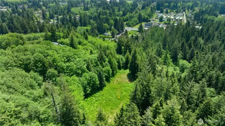building site on top of acreage