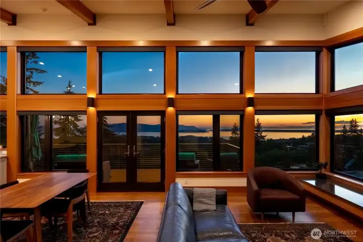 Enjoy sunsets like this every night, from every room.