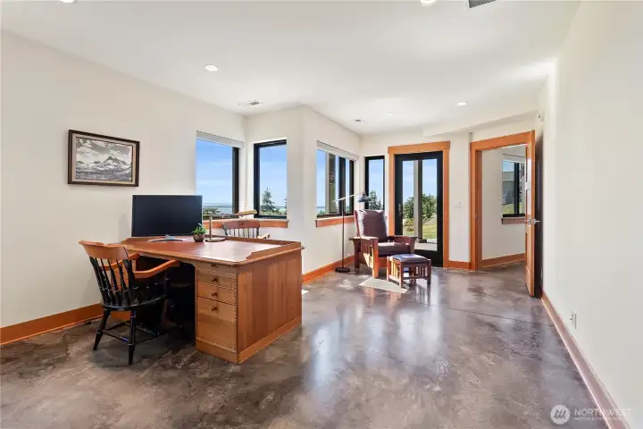 Currently used as an office, this room could also be utilized as a bedroom, rec room, or whatever suits your needs best.