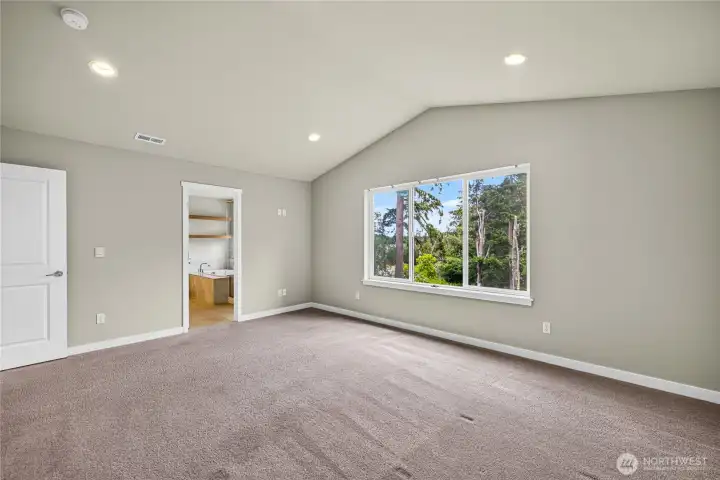 Upper level primary bedroom