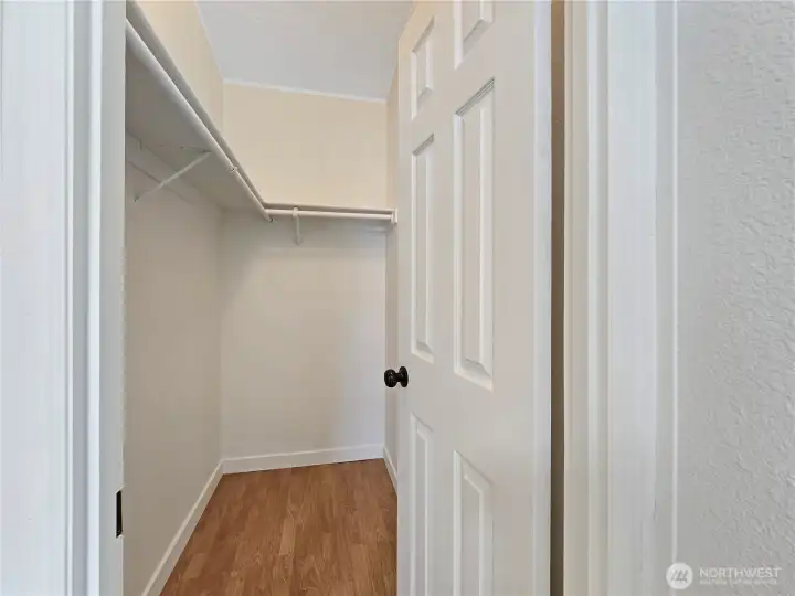 Rare walk-in closets in all secondary bedrooms offer generous storage space.
