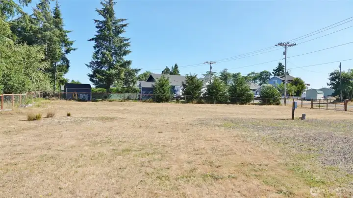 View of both lots (looking north). View of both lots (looking north).