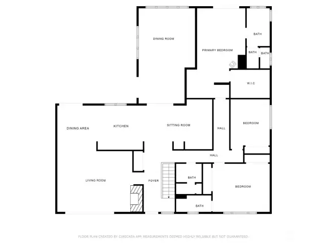 Main level floor plan - So much diverse space.