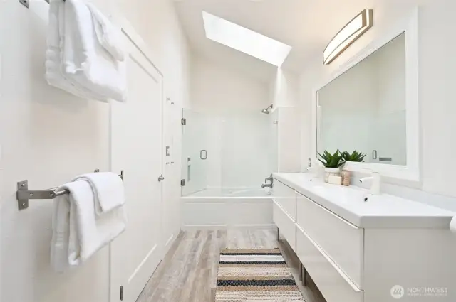 With full bath.