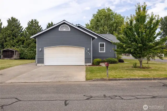 Spacious 2 car garage.