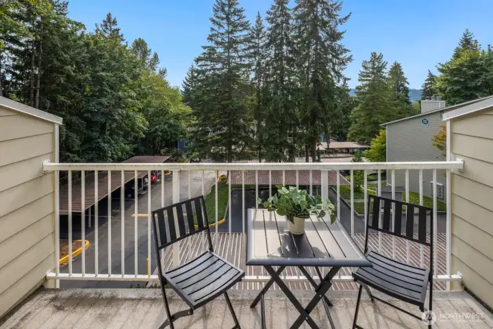 Private balcony