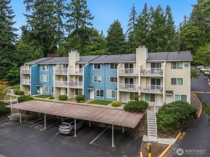 Top floor unit
