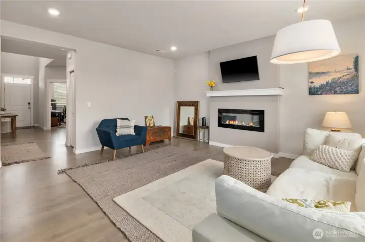Spacious and bright living space