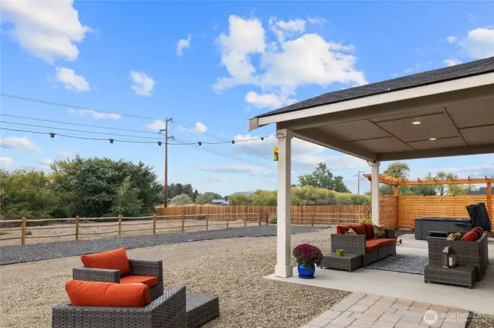 Backyard living space