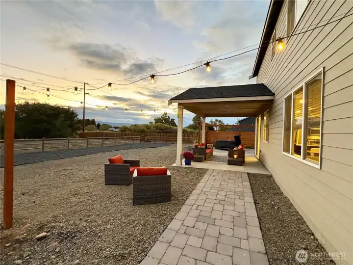 Backyard living space
