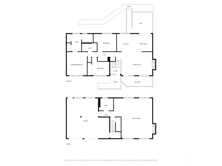 Approximate measurements of the Floor Plan