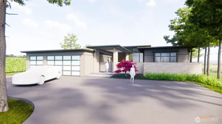 Two Level Concept, street facing