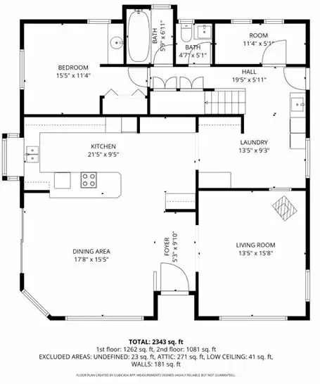 Lower Floor blue print