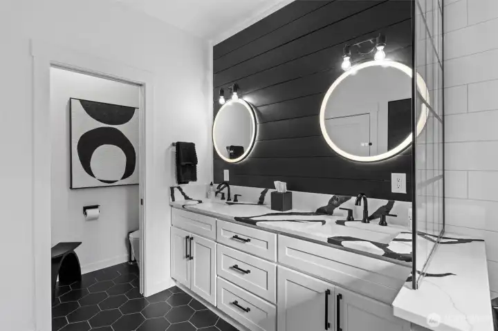 Updated primary bathroom