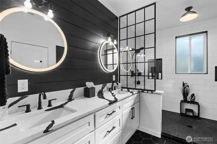 Updated primary bathroom