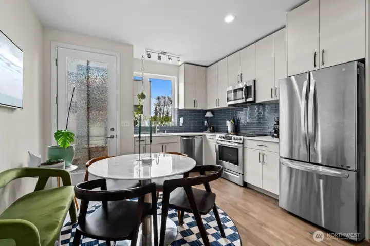 White quartz countertops