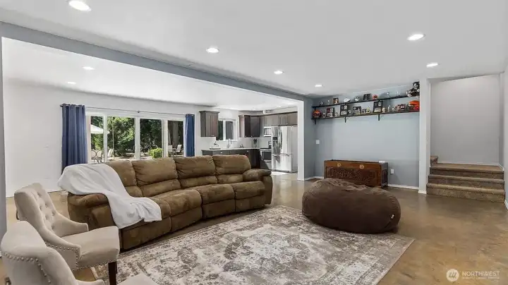 Living Area - Lower Level