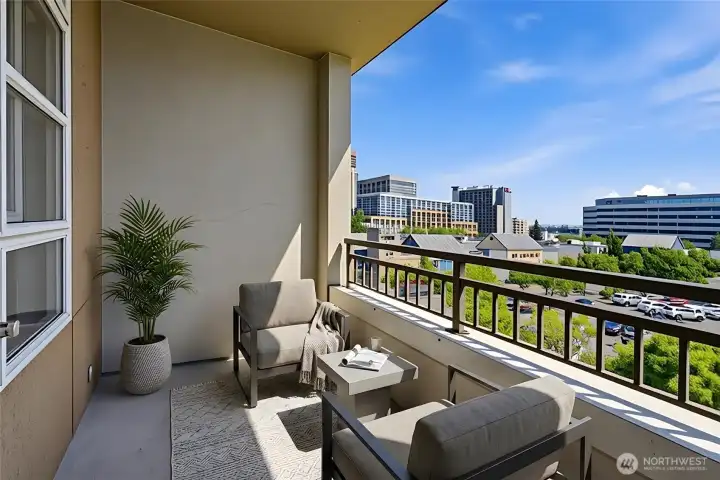 sunny balcony