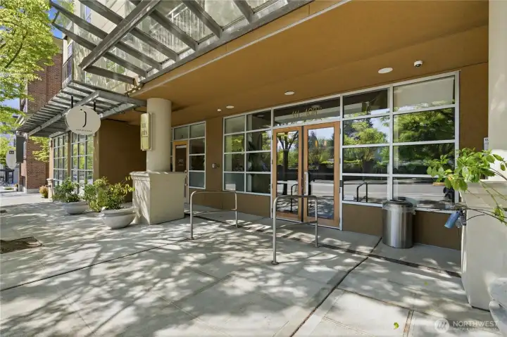 gated building
