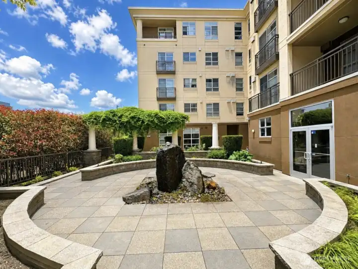 beautiful courtyard
