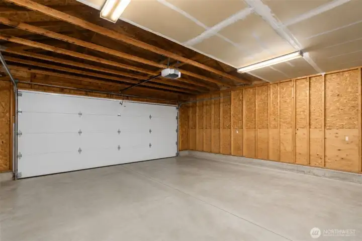 Virtually cleared garage