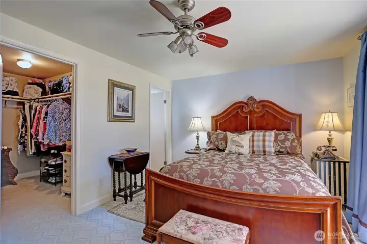 Walk-in closet in the Primary~