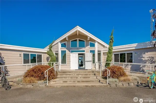 Clubhouse entrance