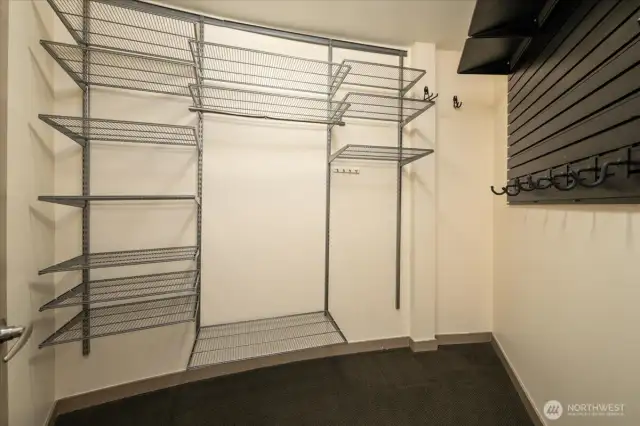 Walk-in-closet to envy!