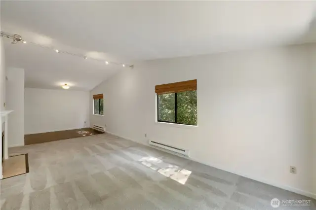 Top floor unit.  No neighbors above!