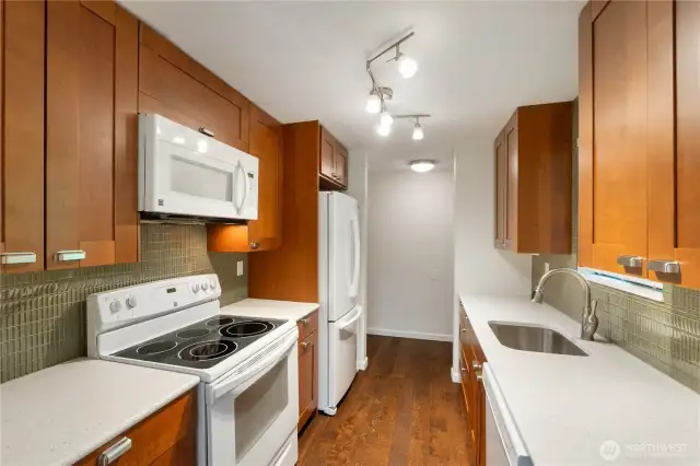 Tastefully updated kitchen.