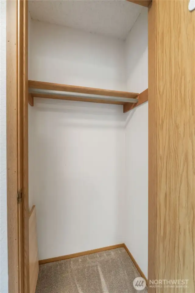 Hallway storage closet