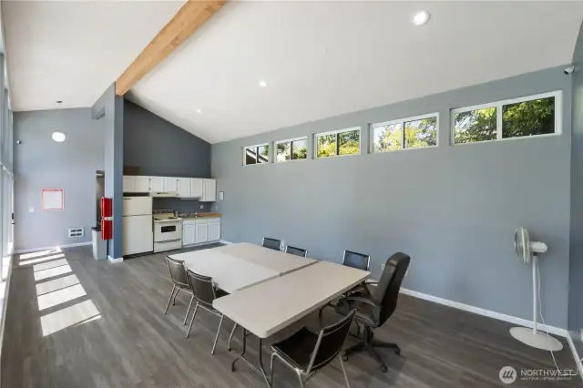 Entertain guests in the large clubhouse with kitchen!