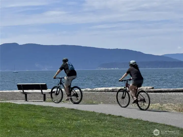 Boardwalk along Bellingham Bay